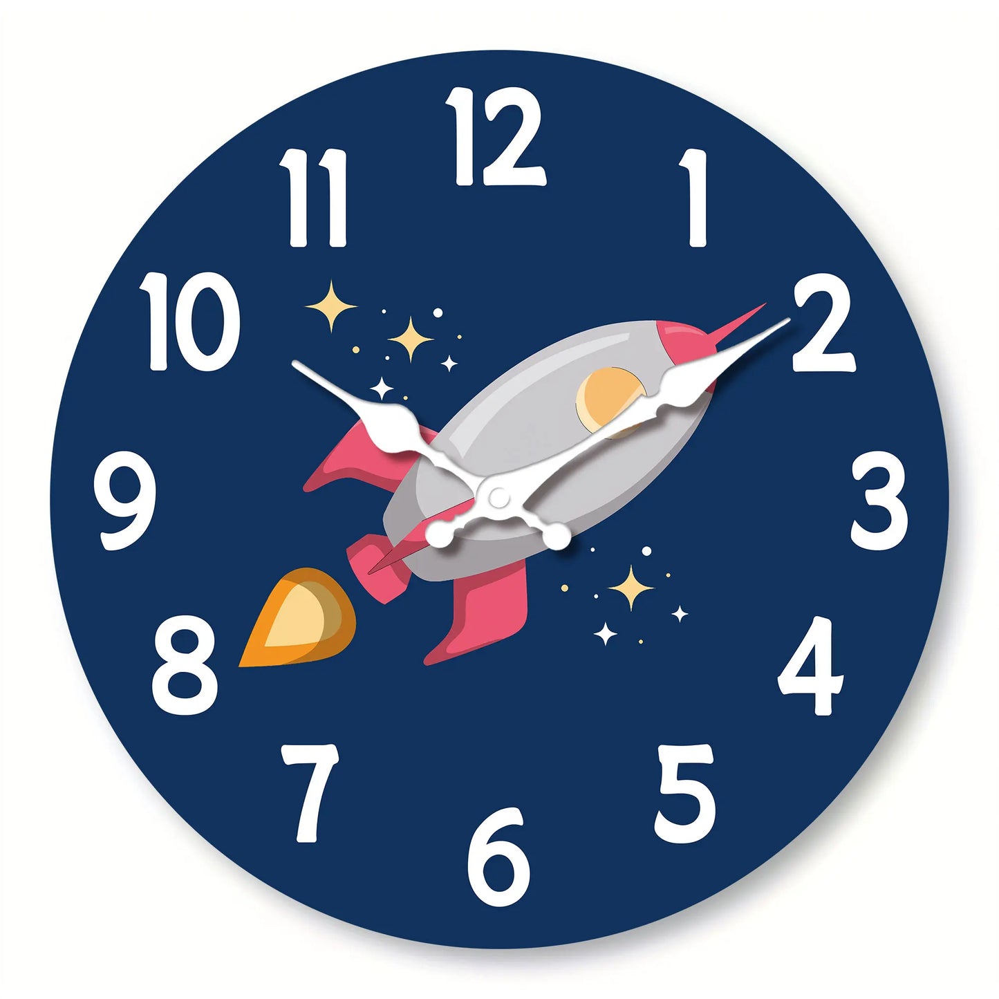 Horloge Enfant  Fusée Spatiale