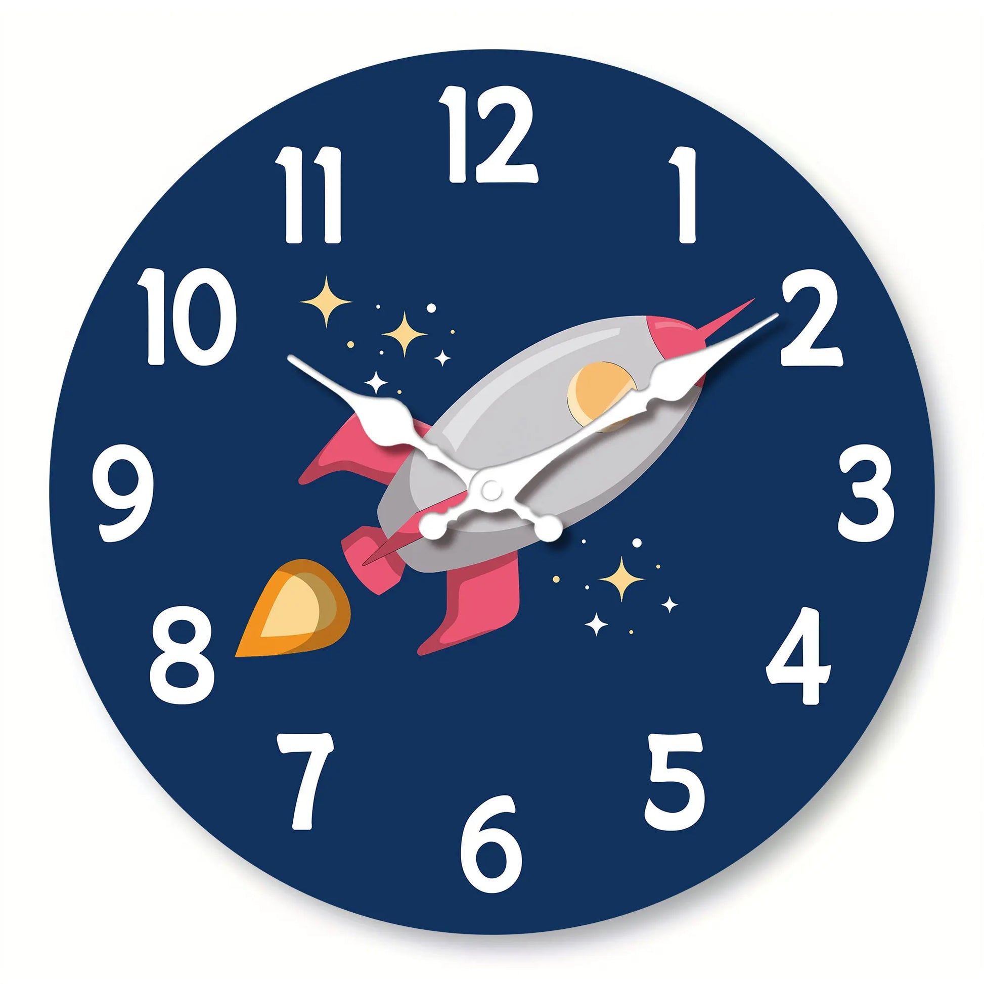 Horloge Enfant  Fusée Spatiale