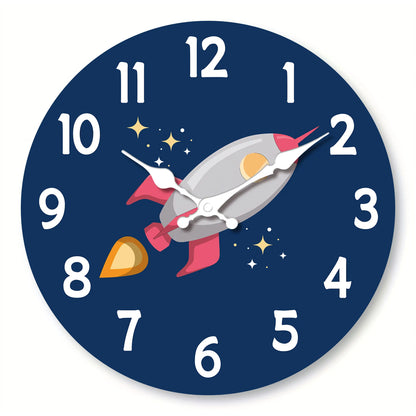 Horloge Enfant  Fusée Spatiale