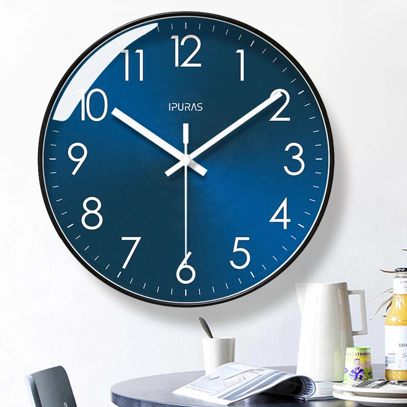 Horloge Murale SilencieuseDesign Moderne Quartz