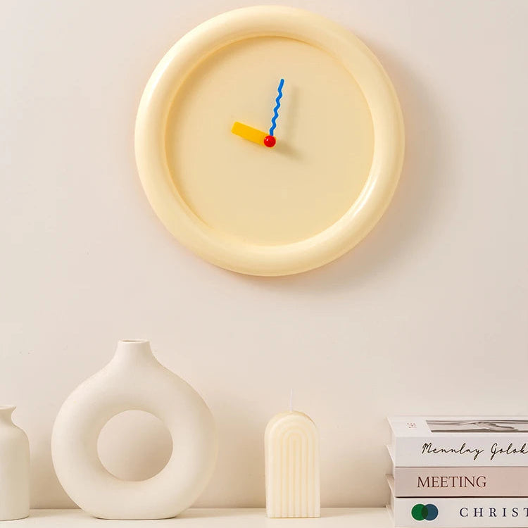 Horloge Murale DesignStyle Memphis Moderne Coloré