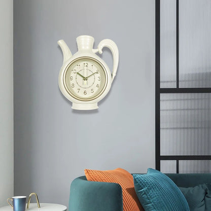 Horloge Murale Originale  Design Théière Déco Cuisine