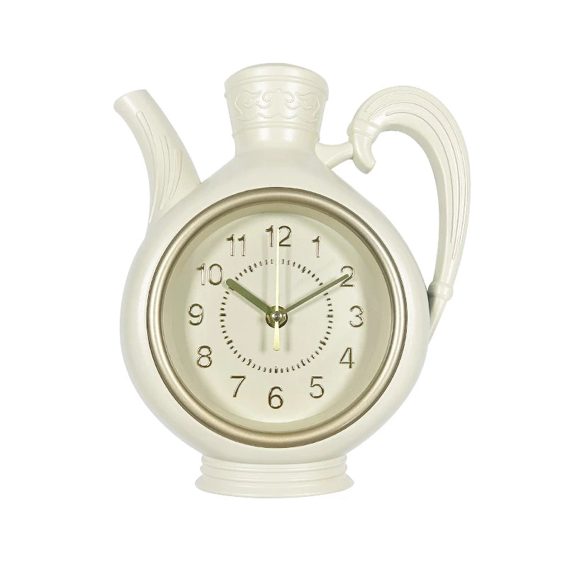 Horloge Murale Originale  Design Théière Déco Cuisine