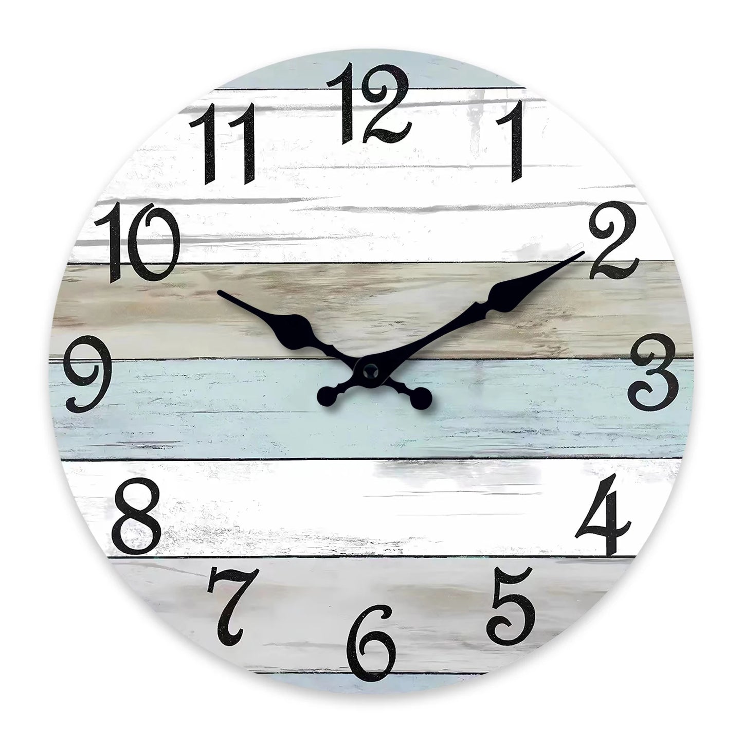 Horloge Murale Bois  Style Marin Vintage