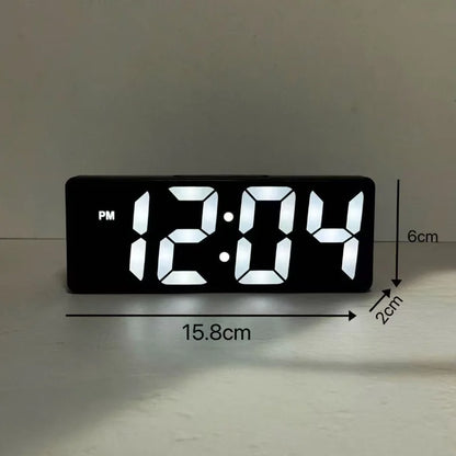 Horloge NumériqueLED Réveil Lumineux avec Affichage Température