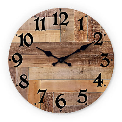 Horloge Murale Bois Rustique