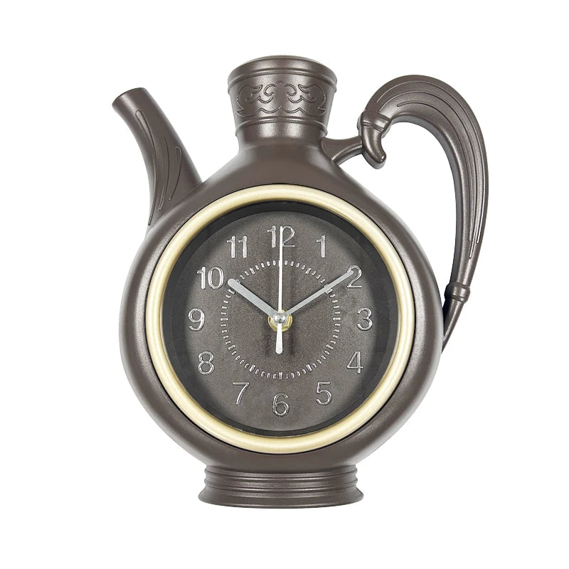 Horloge Murale Originale  Design Théière Déco Cuisine