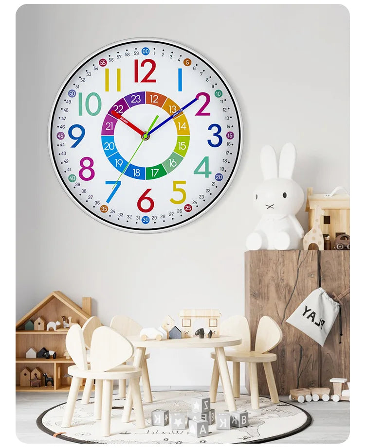 Horloge Colorée pour Enfants