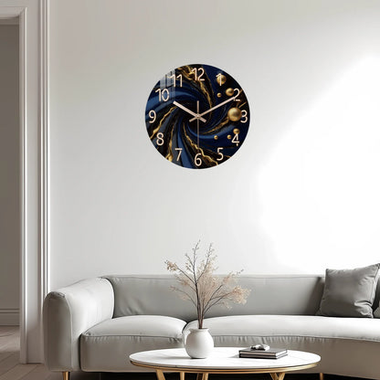 Grande Horloge Murale  Art Abstrait
