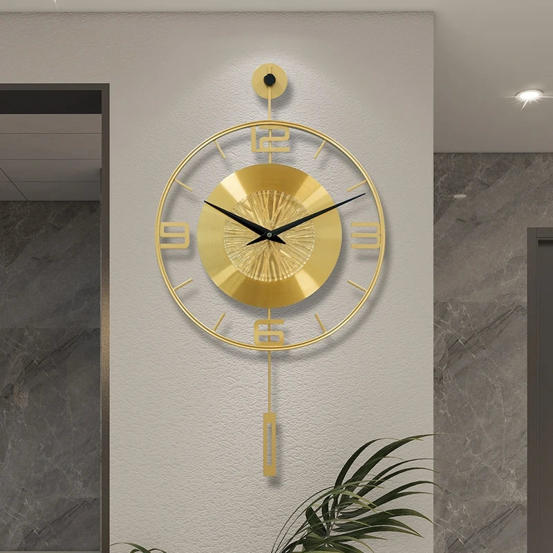 Grande Horloge Murale  à Balancier