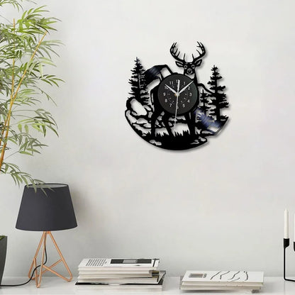 Horloge Murale Vintage  Vinyle Style Rétro