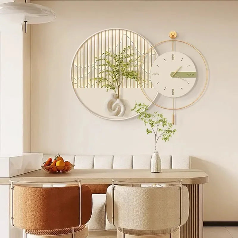 Horloge Murale DesignArtistique Moderne Finition Silencieuse
