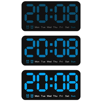 Horloge Murale Digitale  LED Grande Taille avec Double Alarme