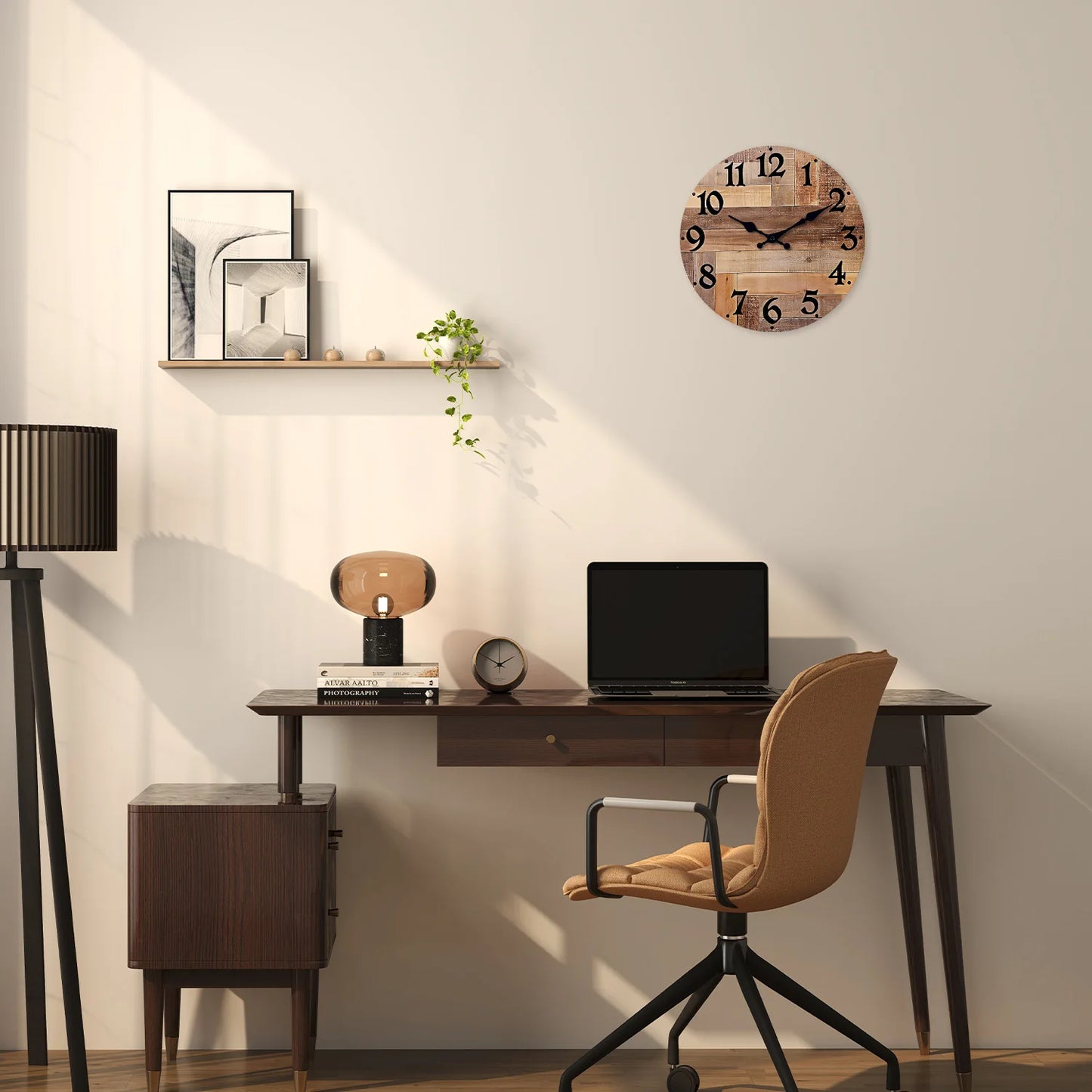 Horloge Murale Bois Rustique