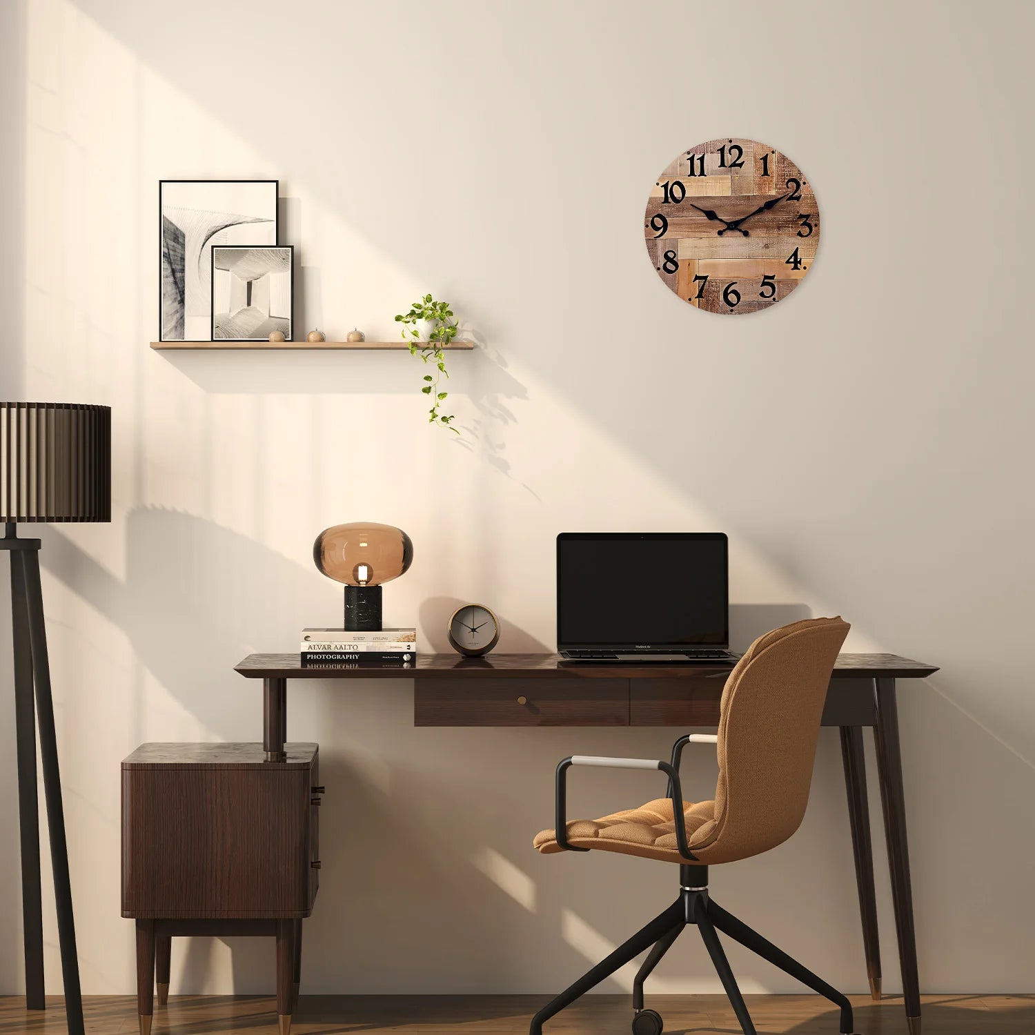 Horloge Murale Bois Rustique