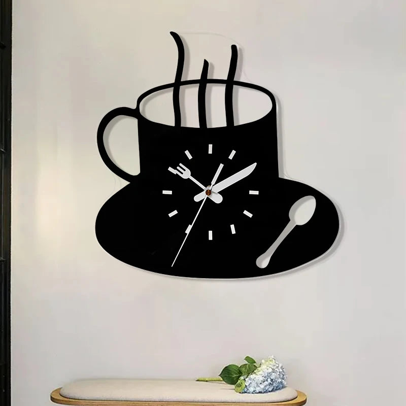Horloge Murale SilencieuseDesign Acrylique 3D Sans Cadre
