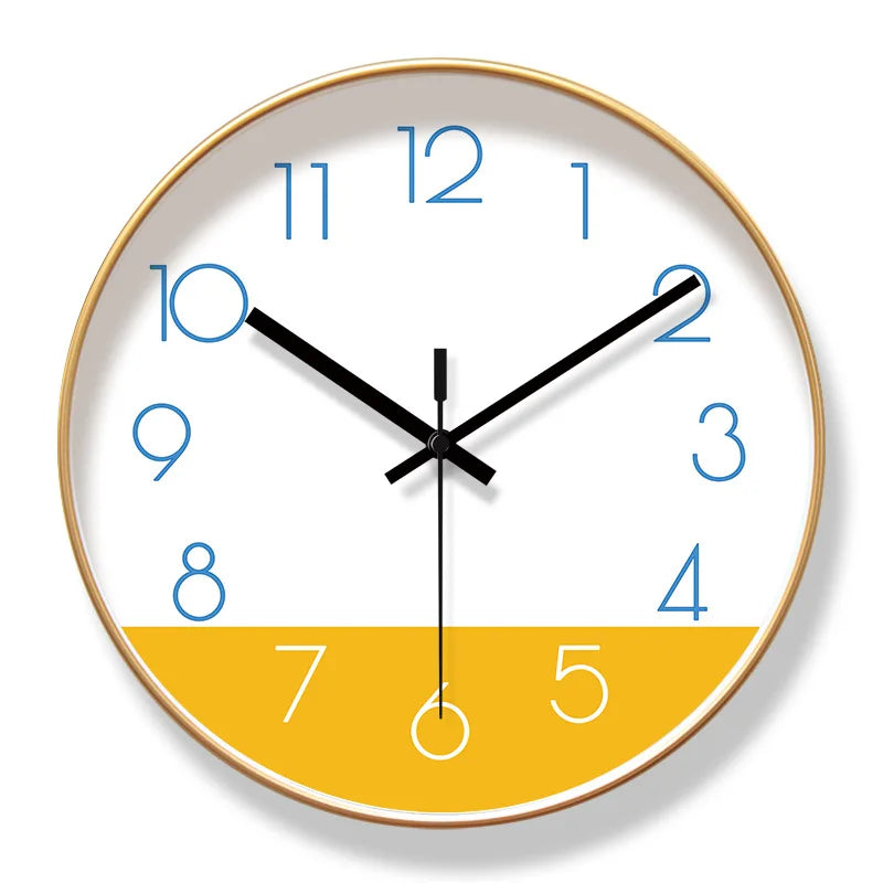 Horloge Murale Scandinave  Cerne Annuel Minimaliste