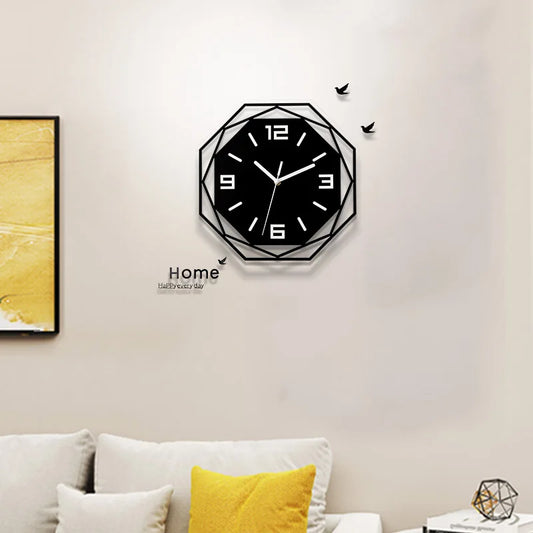 Horloge Murale SilencieuseMinimaliste Acrylique  Quartz Moderne