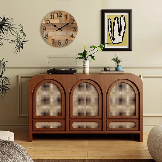 Horloge Murale Bois  Style Moderne