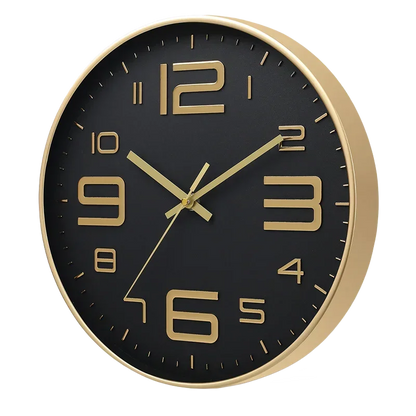 Horloge Moderne  Éclairage Artistique de Luxe Quartz