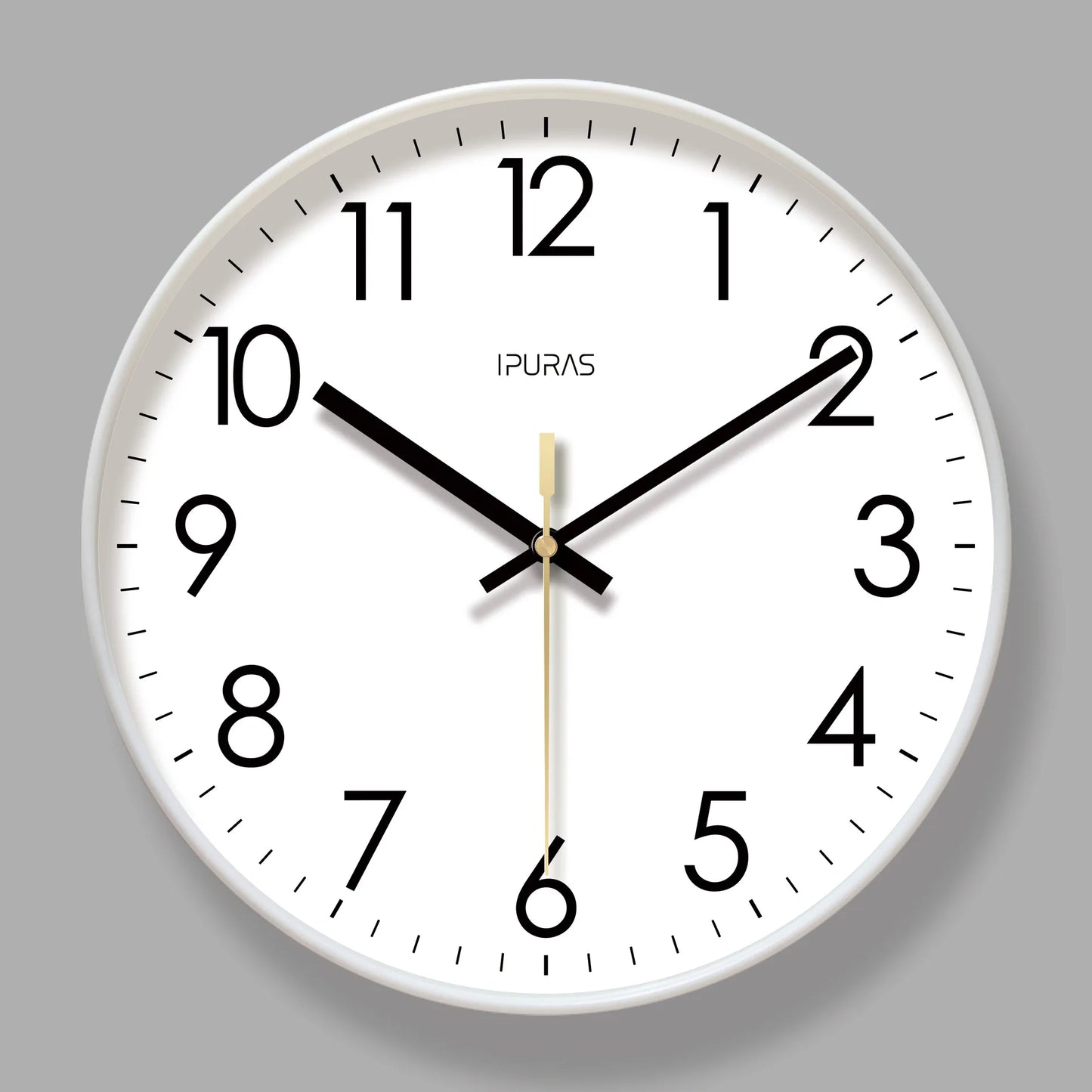 Horloge Murale SilencieuseDesign Moderne Quartz