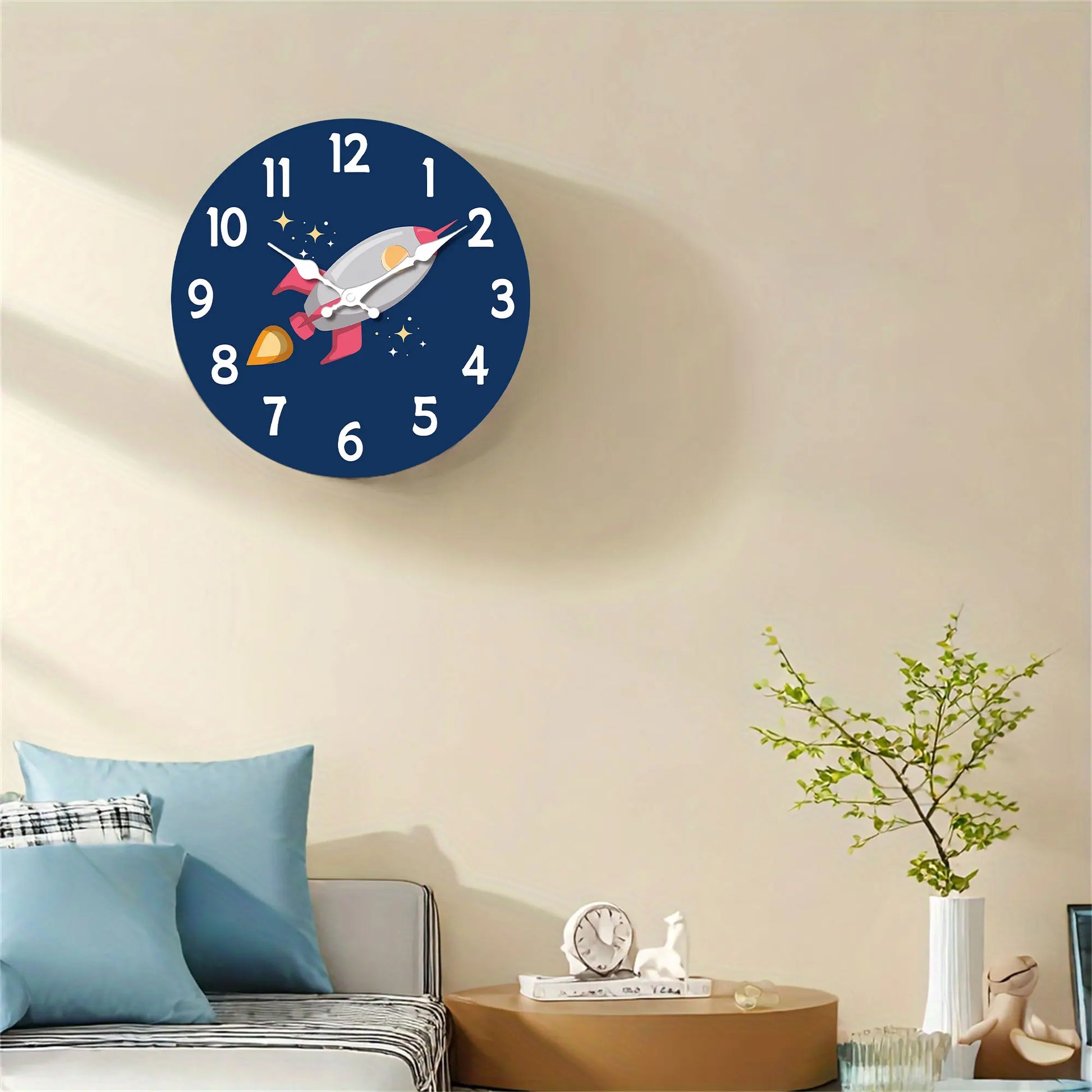 Horloge Enfant  Fusée Spatiale