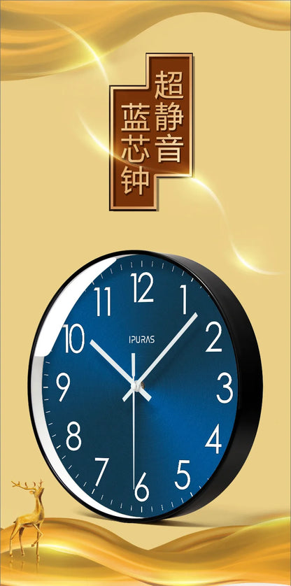 Horloge Murale SilencieuseDesign Moderne Quartz