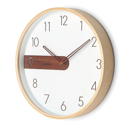 Horloge Murale Moderne  Bois Ins Créative Simple