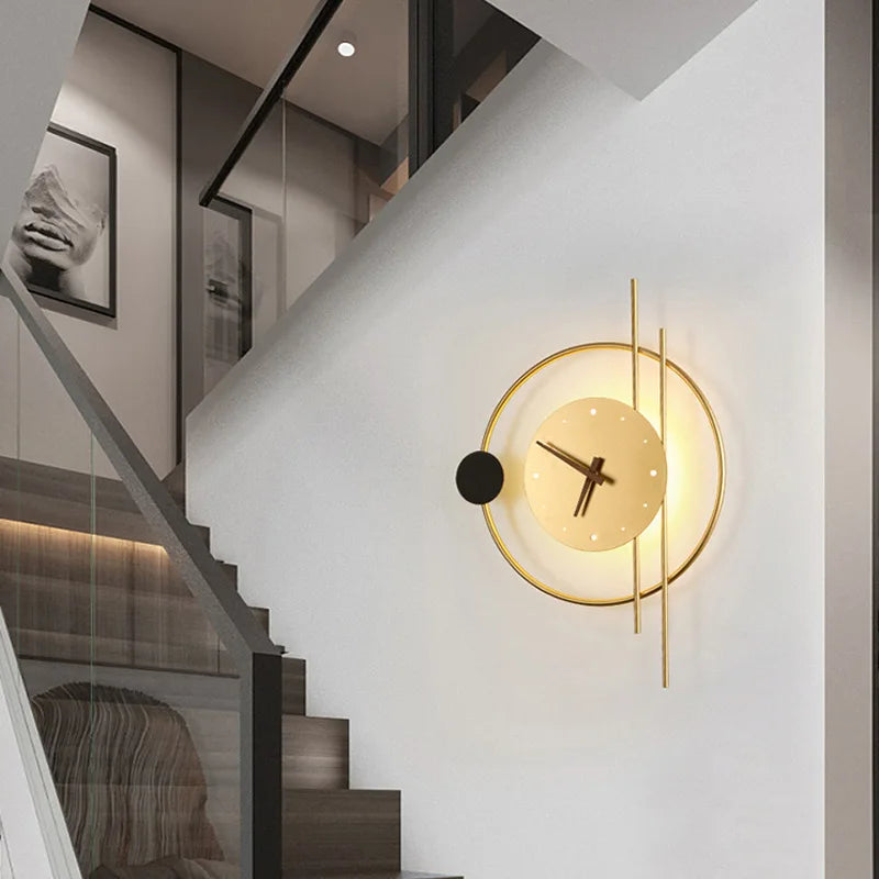 Horloge Murale Design Géométrique  Style Nordique