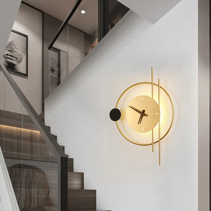 Horloge Murale Design Géométrique  Style Nordique