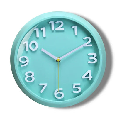 Horloge Moderne  Métal Quartz Silencieuse Abstraite Grise