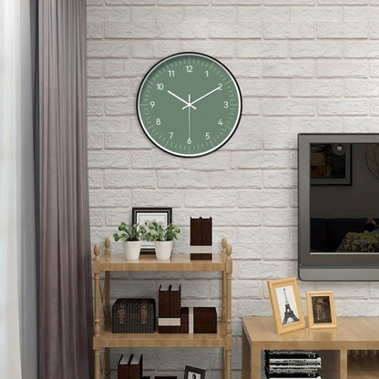 Horloge Murale Design Minimaliste – Vert Moderne