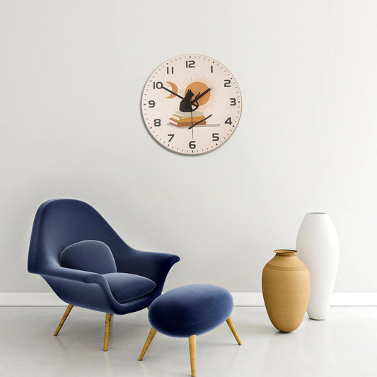 Horloge Chat  Relax