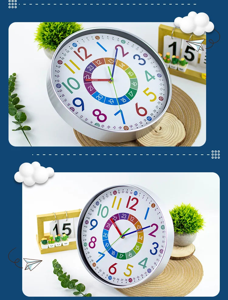Horloge Colorée pour Enfants
