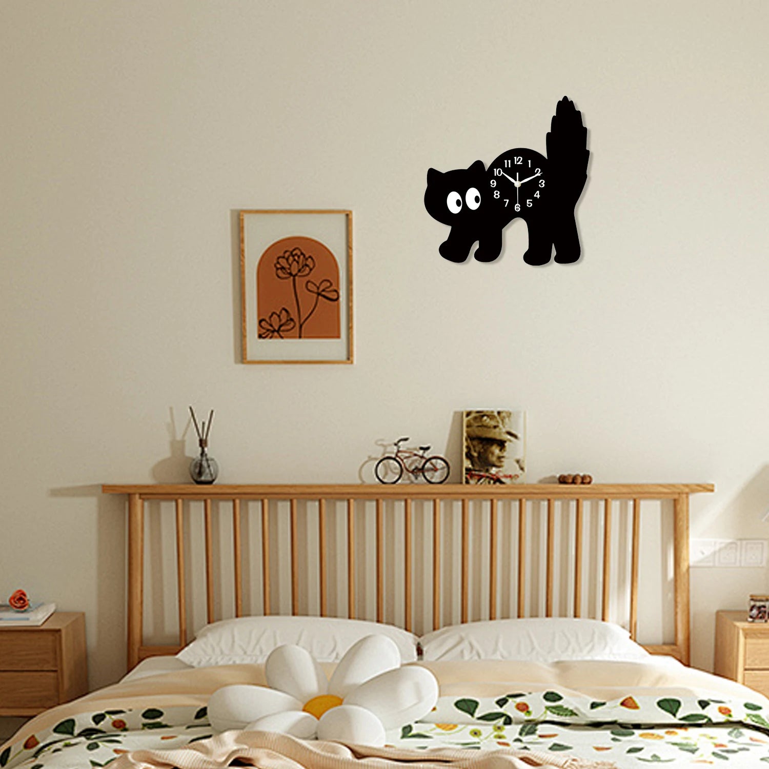 Horloge Chat Noir  Curieux de l'Heure