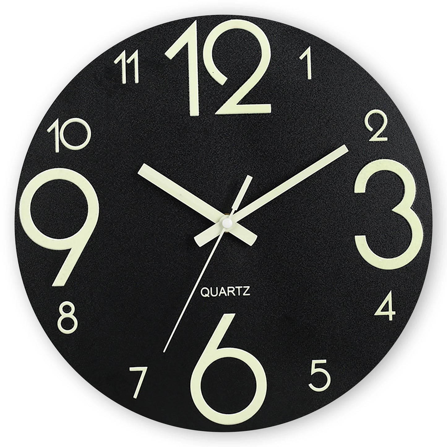 Horloge Murale Originale Ronde  Chiffres Lumineux