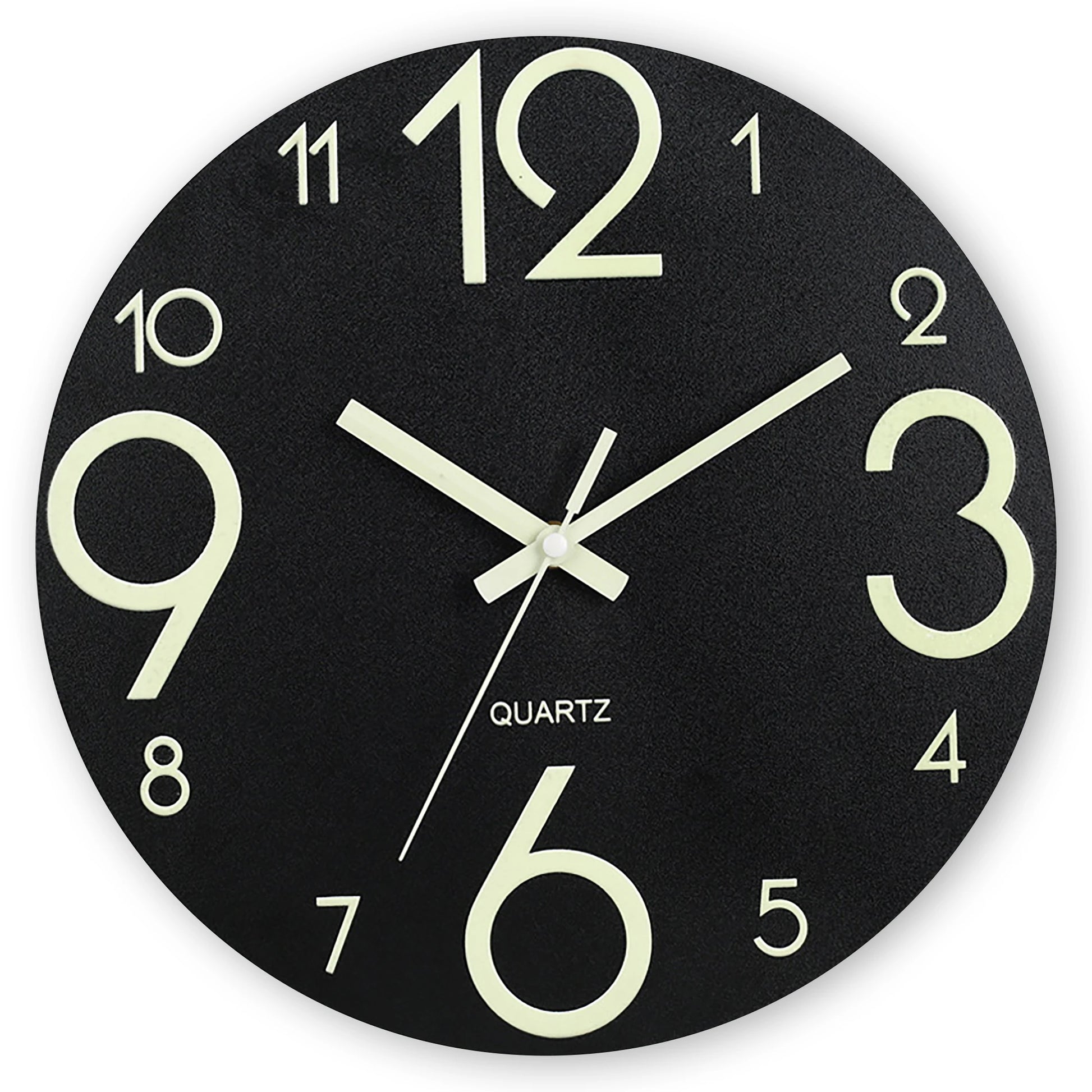 Horloge Murale Originale Ronde  Chiffres Lumineux