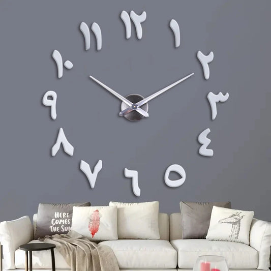Horloge Murale DesignEffet Miroir - Style Art Déco Numérique