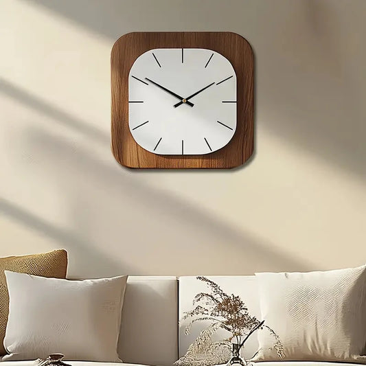 Horloge Murale Silencieuse  Acrylique Carrée Moderne