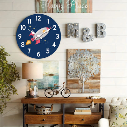 Horloge Enfant  Fusée Spatiale