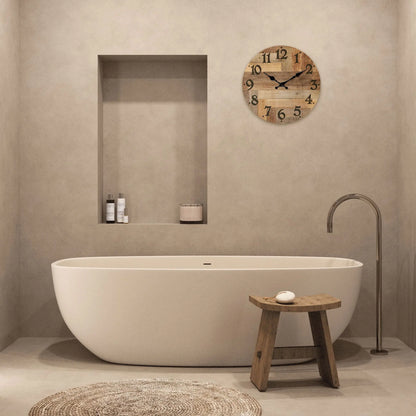 Horloge Murale Bois  Style Moderne