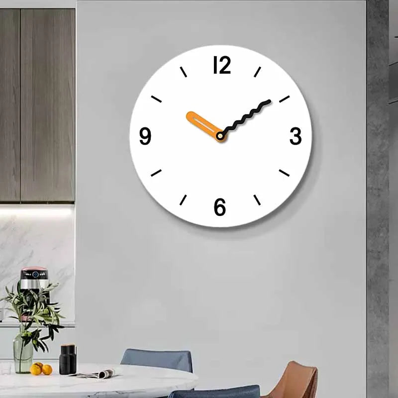 Horloge Murale DigitaleDesign Moderne Épuré et Silencieux