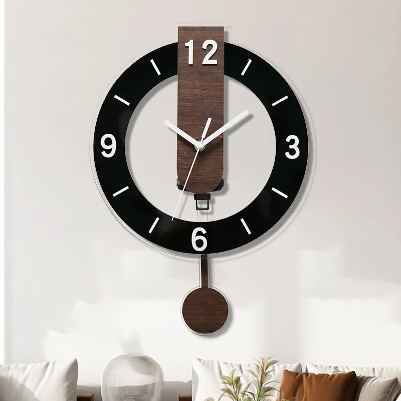 Horloge Pendule Ancienne à Balancier  Style Européen Rétro