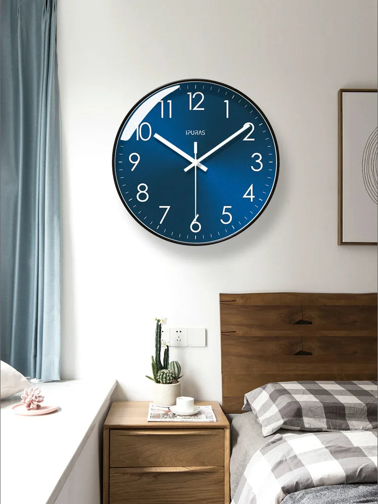 Horloge Murale SilencieuseDesign Moderne Quartz