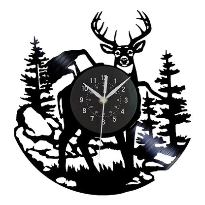 Horloge Murale Vintage  Vinyle Style Rétro