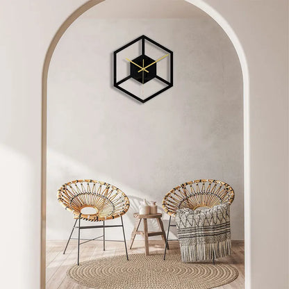 Horloge Murale Silencieuse  Style Moderne et Transparent