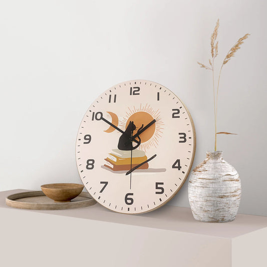 Horloge Chat  Relax