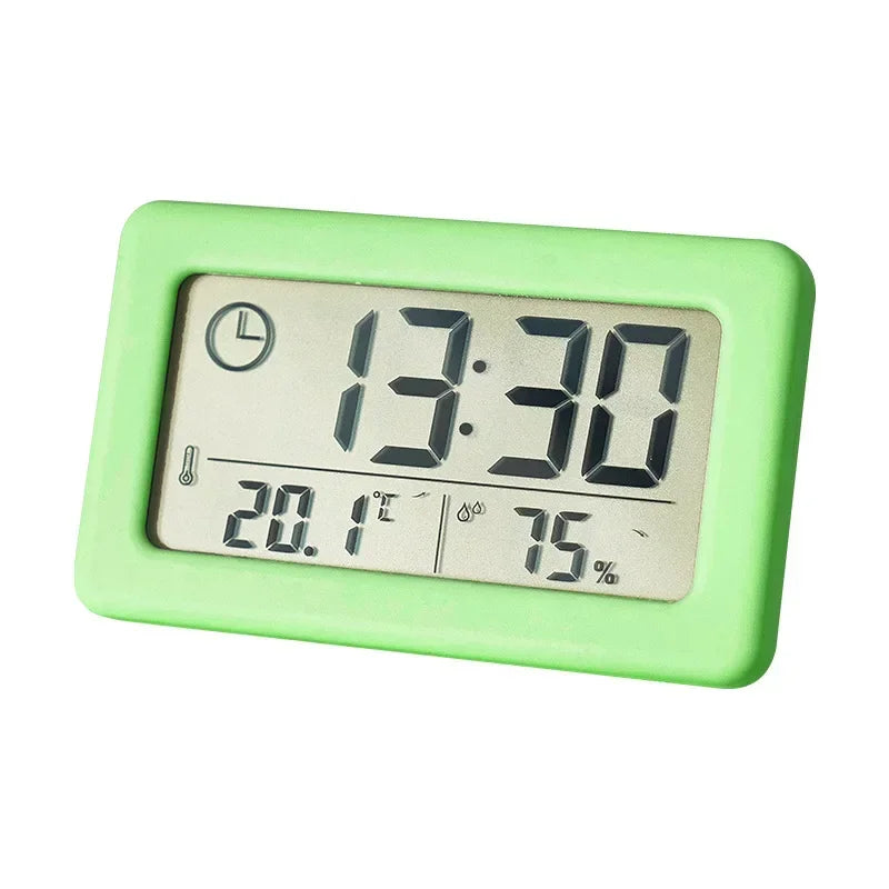 Horloge Murale DigitaleDesign Compact avec Thermomètre & Hygromètre