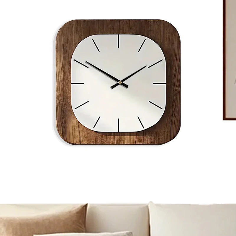 Horloge Murale Silencieuse  Acrylique Carrée Moderne