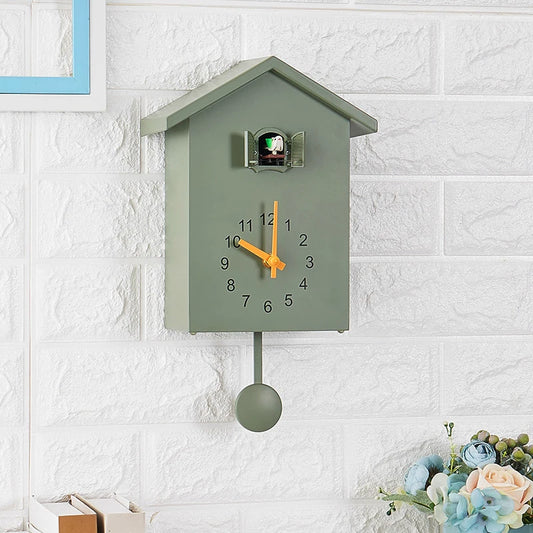 Horloge Coucou à Coucou  Vert Olive